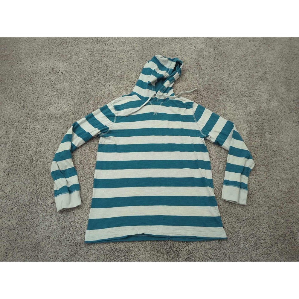 Urban Pipeline Hoodie Mens Medium Striped Lightweight Drawstring Casual